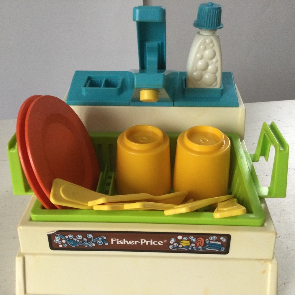 Vintage Fisher Price Sink Set / Lave Dinette
